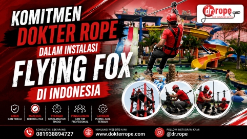 Flying Fox di Kalawa Waterpark