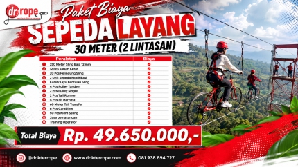 Paket Instalasi Sepeda Layang